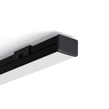 Dezente Befestigungslösung in schwarz